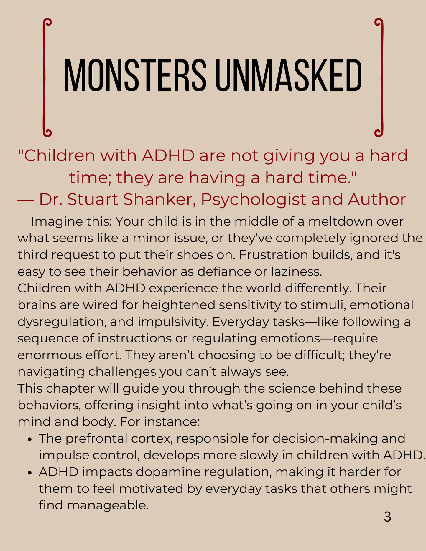 Master Your Little Monsters