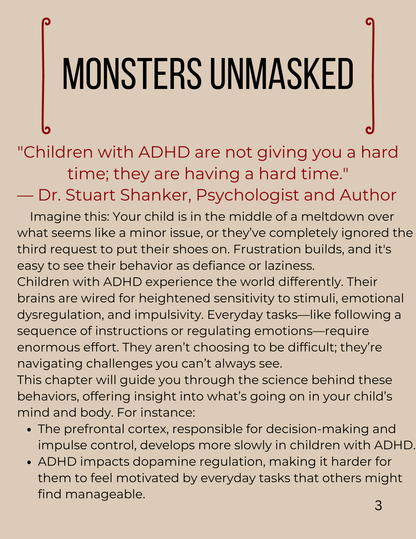 Master Your Little Monsters